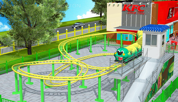 Track theme park rides for kids